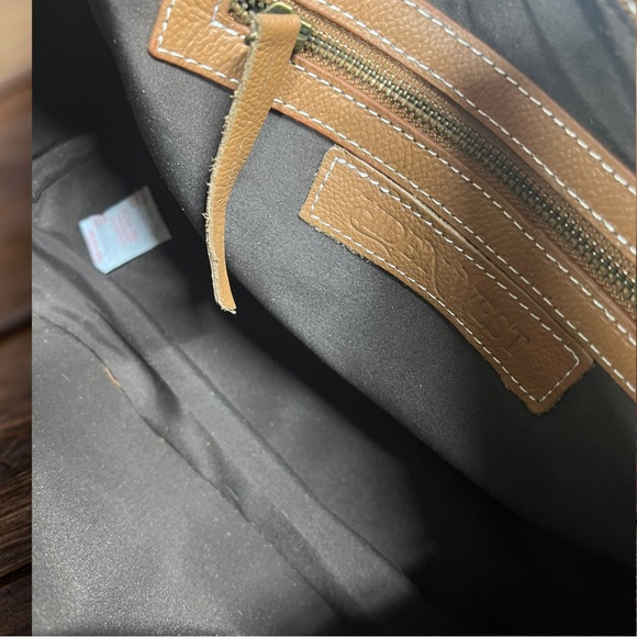 NEW Western Genuine Embossed Leather Cowhide Fringe Tassel Tan fall winter gift - Picture 13 of 13